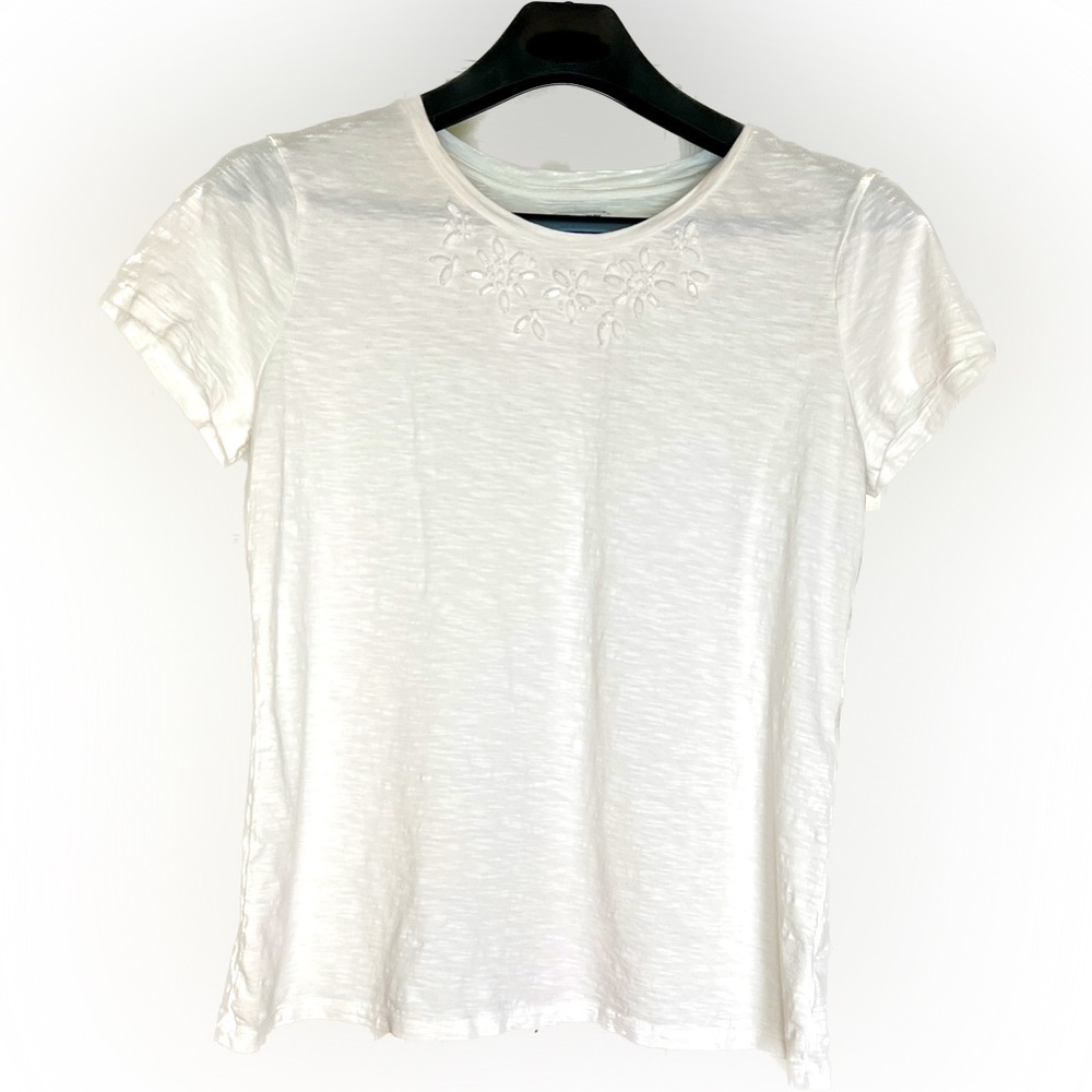 Old Navy White T-Shirt - L